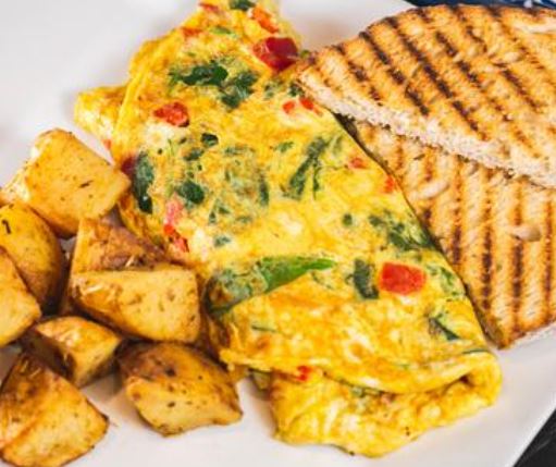 Order All American Omelet food online from Jubilee Juice & Grill store, Chicago on bringmethat.com
