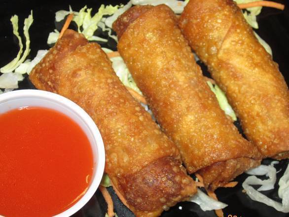 Order Chicken Egg Rolls  (3 pcs) food online from Mei Mei's Kitchen store, Sunset Valley on bringmethat.com