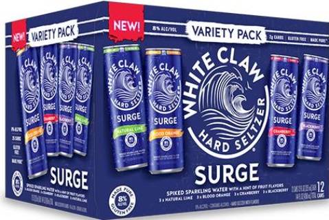Order White Claw Surge Variety Pack, 12pk-12oz hard seltzer food online from Tejas Liquor store, Austin on bringmethat.com