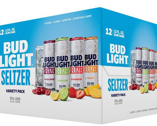 Order Bud Light Seltzer Variety Pack 12 Pack food online from Chevron Extramile store, Elk Grove on bringmethat.com