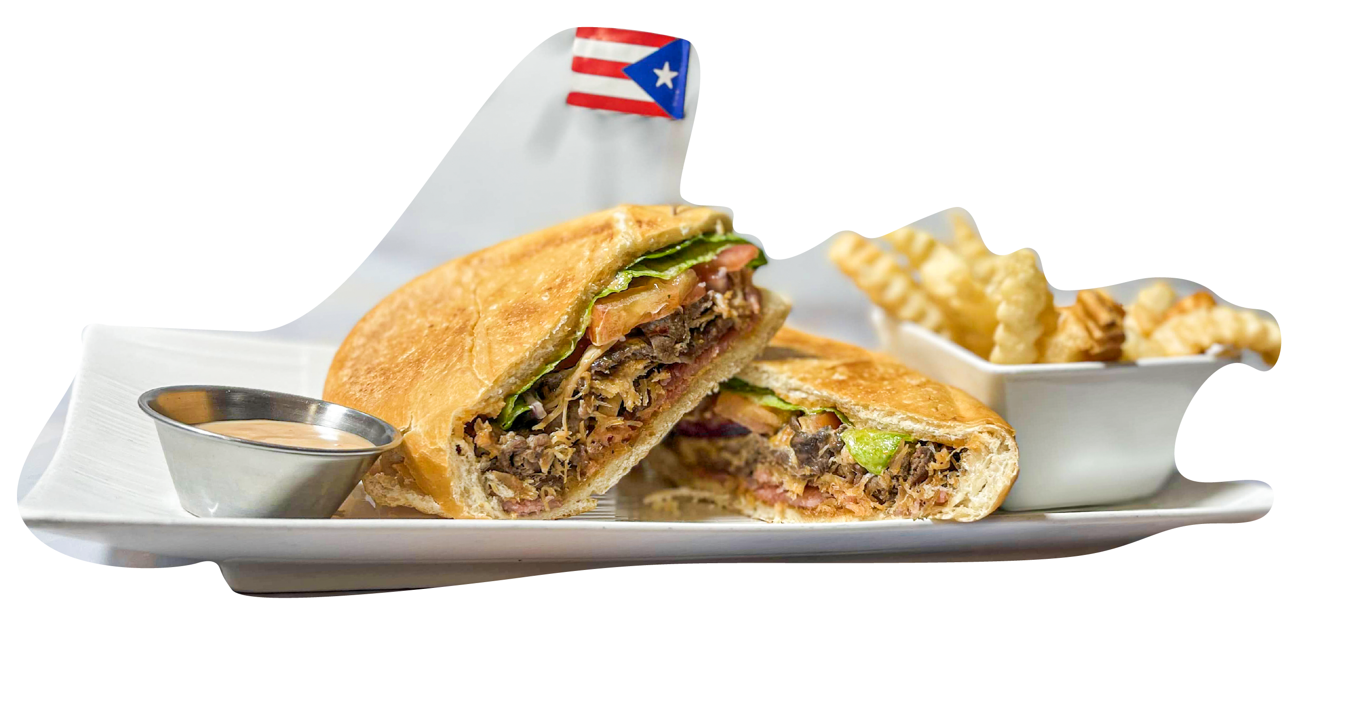 Order Tripleta / Puerto Rican Style Sub food online from Condado Bar store, Rochester on bringmethat.com