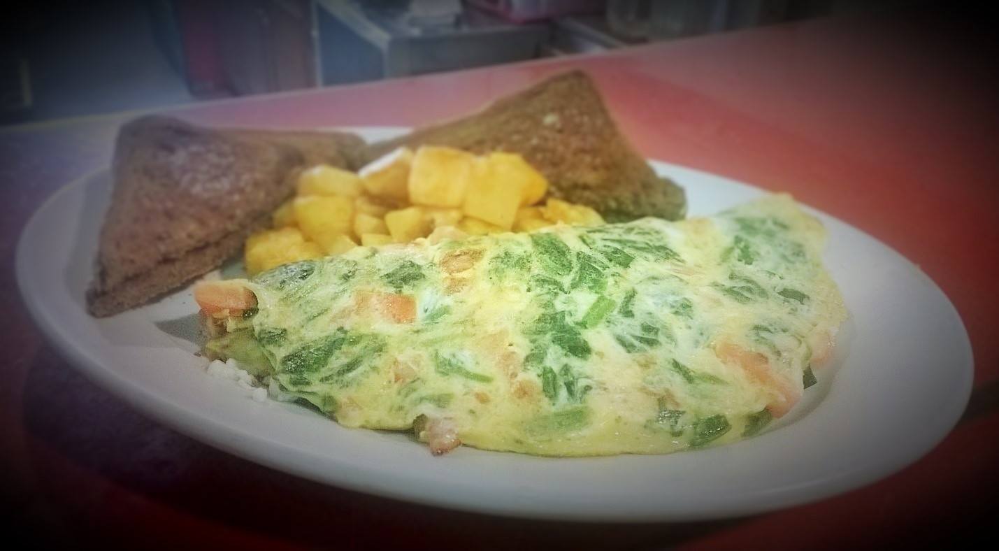 Order Broccoli and Cheese Omelet food online from Sam Restaurant store, Quincy on bringmethat.com