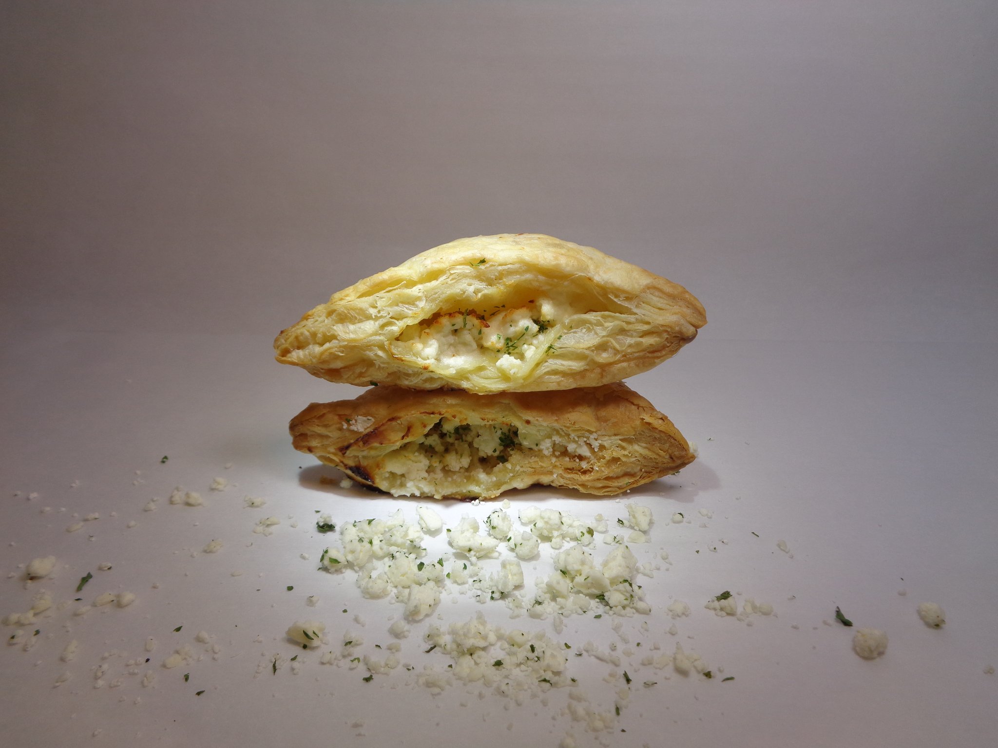 Order Feta Cheese & Parsley Puff Pastry - 2 Pieces food online from Lema Bakery store, Houston on bringmethat.com
