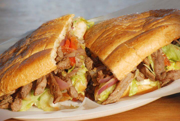 Order Beef Tips Steak Sandwich food online from The Roasting Oven store, Fort Mill on bringmethat.com