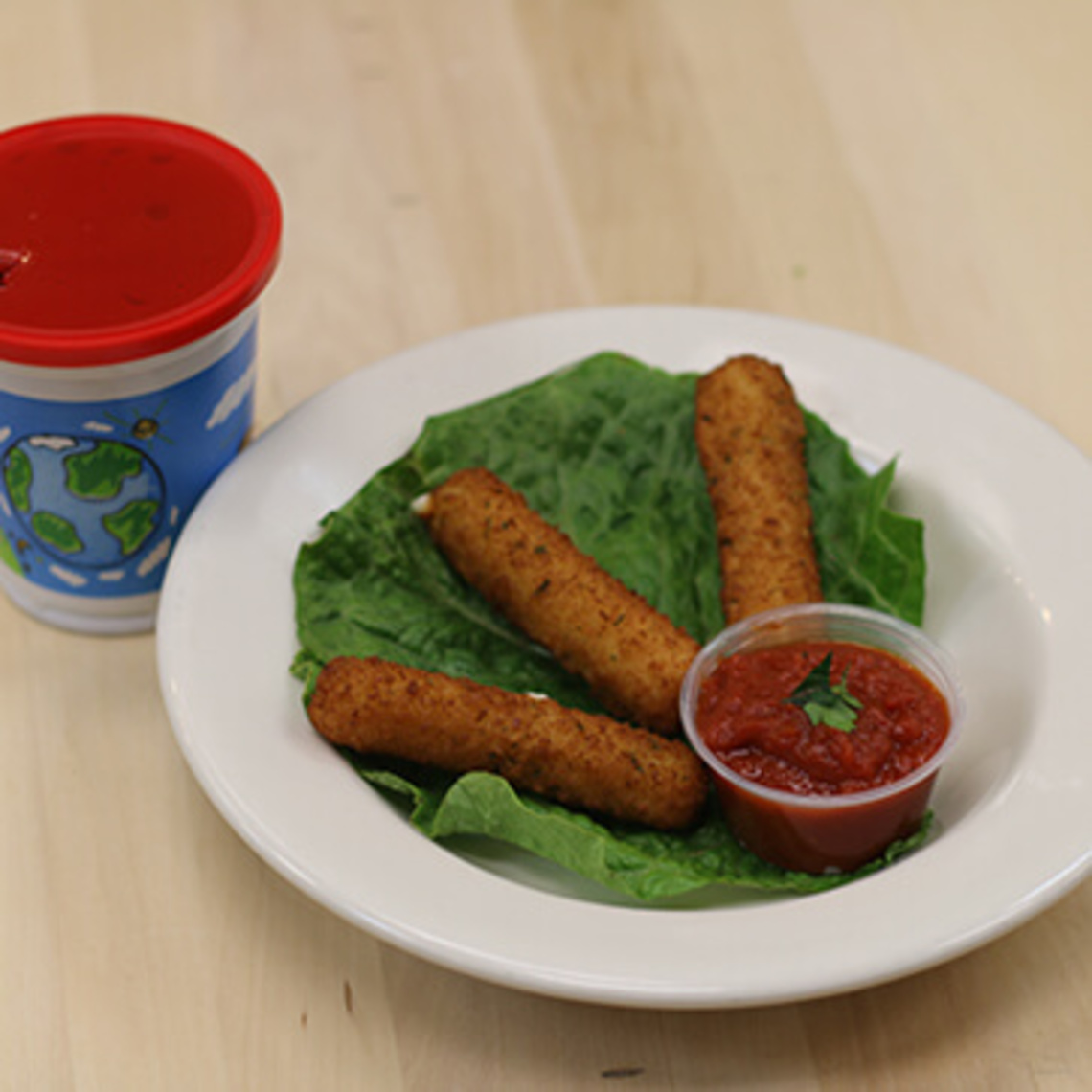 Order Kid's 3 Mozzarella Sticks food online from Mario's Pizza store, High Point on bringmethat.com