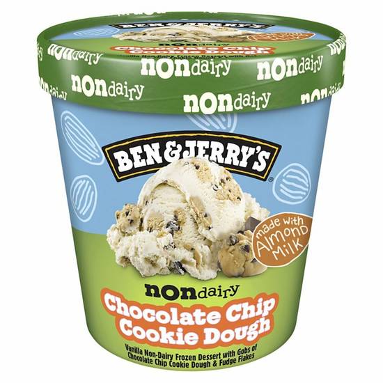 Order Ben & Jerry's Non-Dairy - Chocolate Chip Cookie Dough food online from IV Deli Mart store, Goleta on bringmethat.com