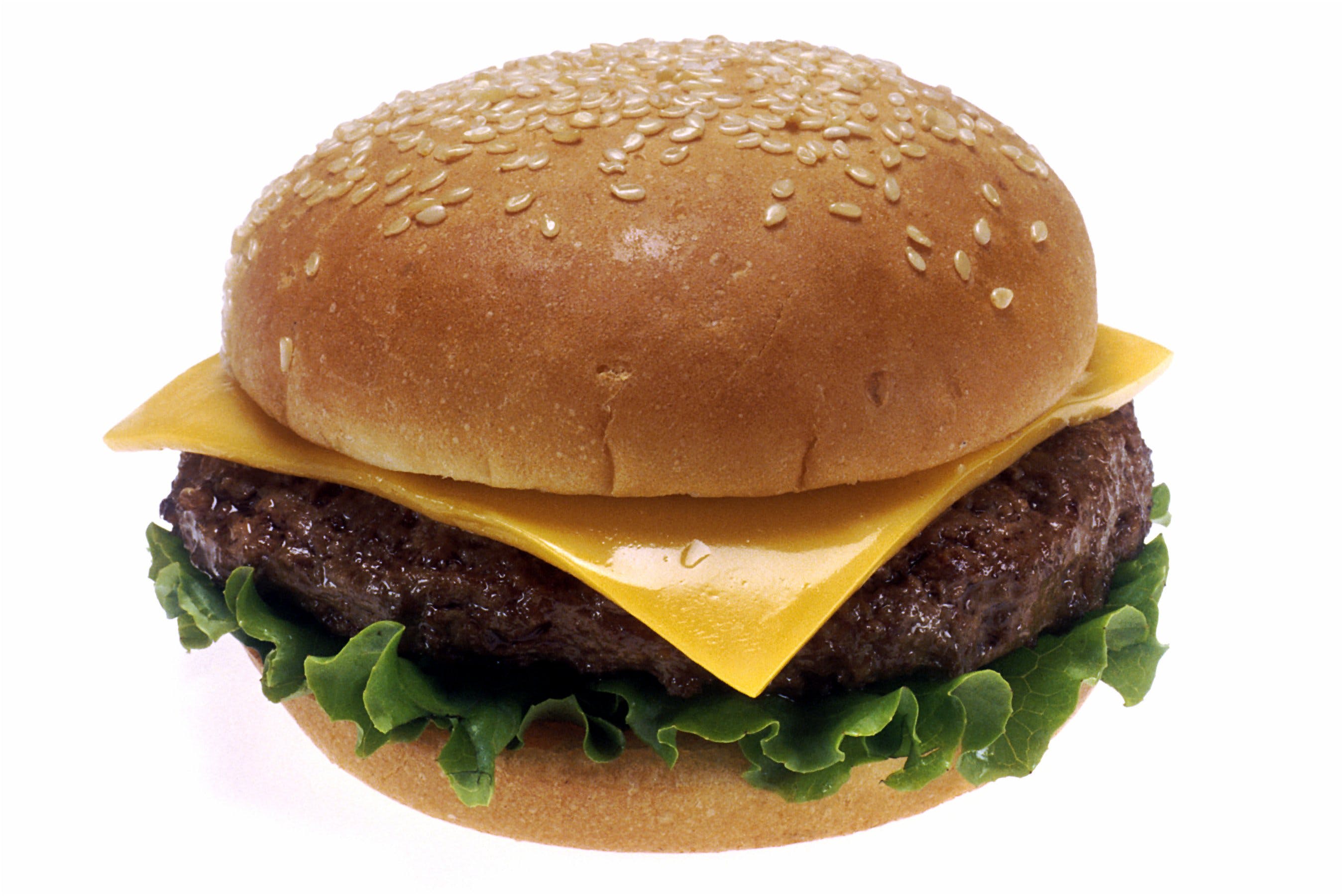 Order Cheeseburger - Burger food online from Krispy Krunchy store, Chester on bringmethat.com