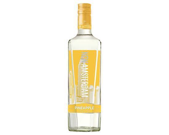 Order New Amsterdam Pineapple Flavored, 750mL vodka (35.0% ABV) food online from Flow Liquor store, Compton on bringmethat.com