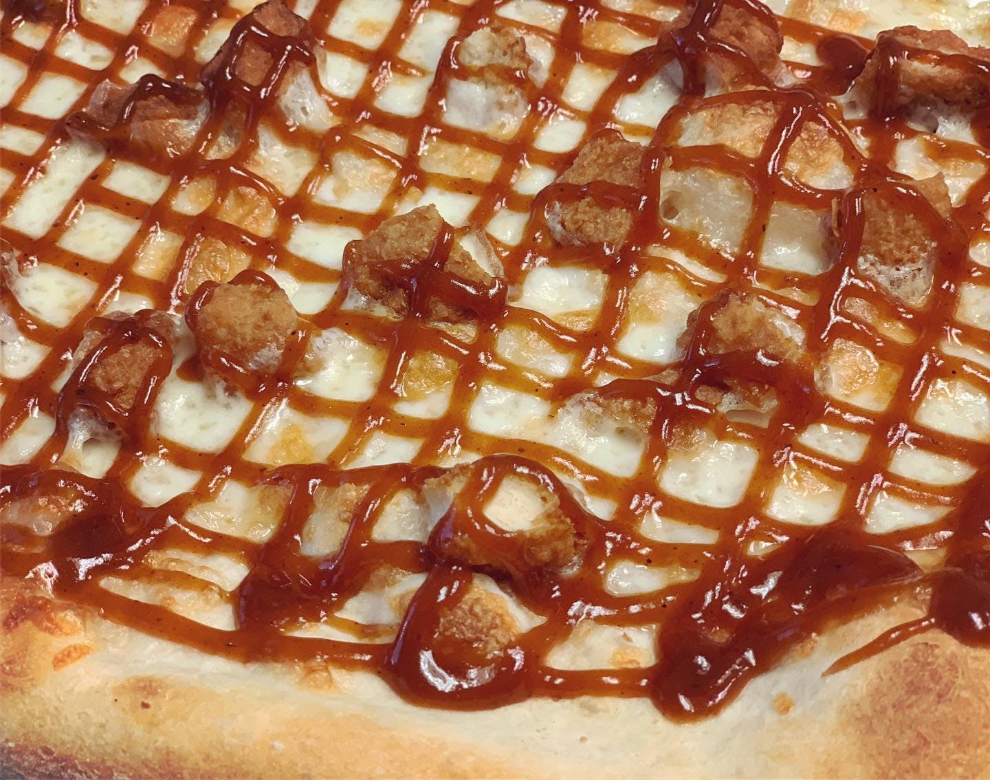 Order BBQ Chicken Pizza - Pizza food online from A G Pizza & Restaurant store, Newton on bringmethat.com