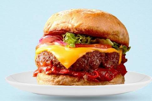 Order Chili Collision Cheeseburger food online from Holy Burger store, Brentwood on bringmethat.com