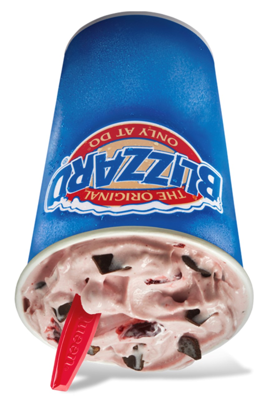 Order CHOCOLATE DIPPED STRAWBERRY BLIZZARD food online from Dairy Queen store, Willis on bringmethat.com