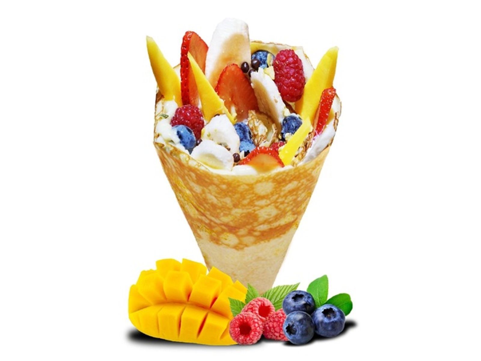 Order 11. T-swirl Fruits Cocktail food online from T-Swirl Crepe store, New York on bringmethat.com