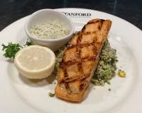 Order Hardwood Grilled Salmon food online from Stanford Grill store, Rockville on bringmethat.com