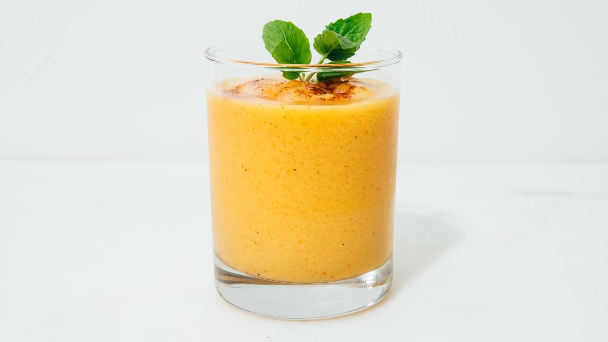 Order Mango Lassi food online from Swad Indian and Nepalese Cousine store, Fort Worth on bringmethat.com