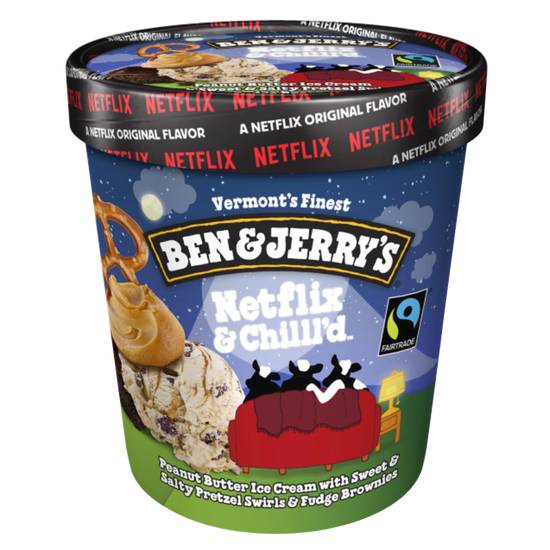 Order Ben & Jerry's Netflix & Chill'd Ice Cream 16oz food online from The Ice Cream Shop store, Denver on bringmethat.com