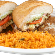 Order Torta Dinner food online from Cilantro Taco Grill store, Rosemont on bringmethat.com