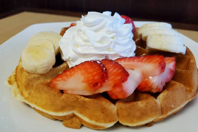 Order Waffle Delight food online from Sausalido Cafe store, Torrance on bringmethat.com