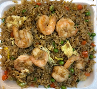 Order R97-Shrimp Fried Rice food online from Lucky Buddha Asian Restaurant store, Goodyear on bringmethat.com