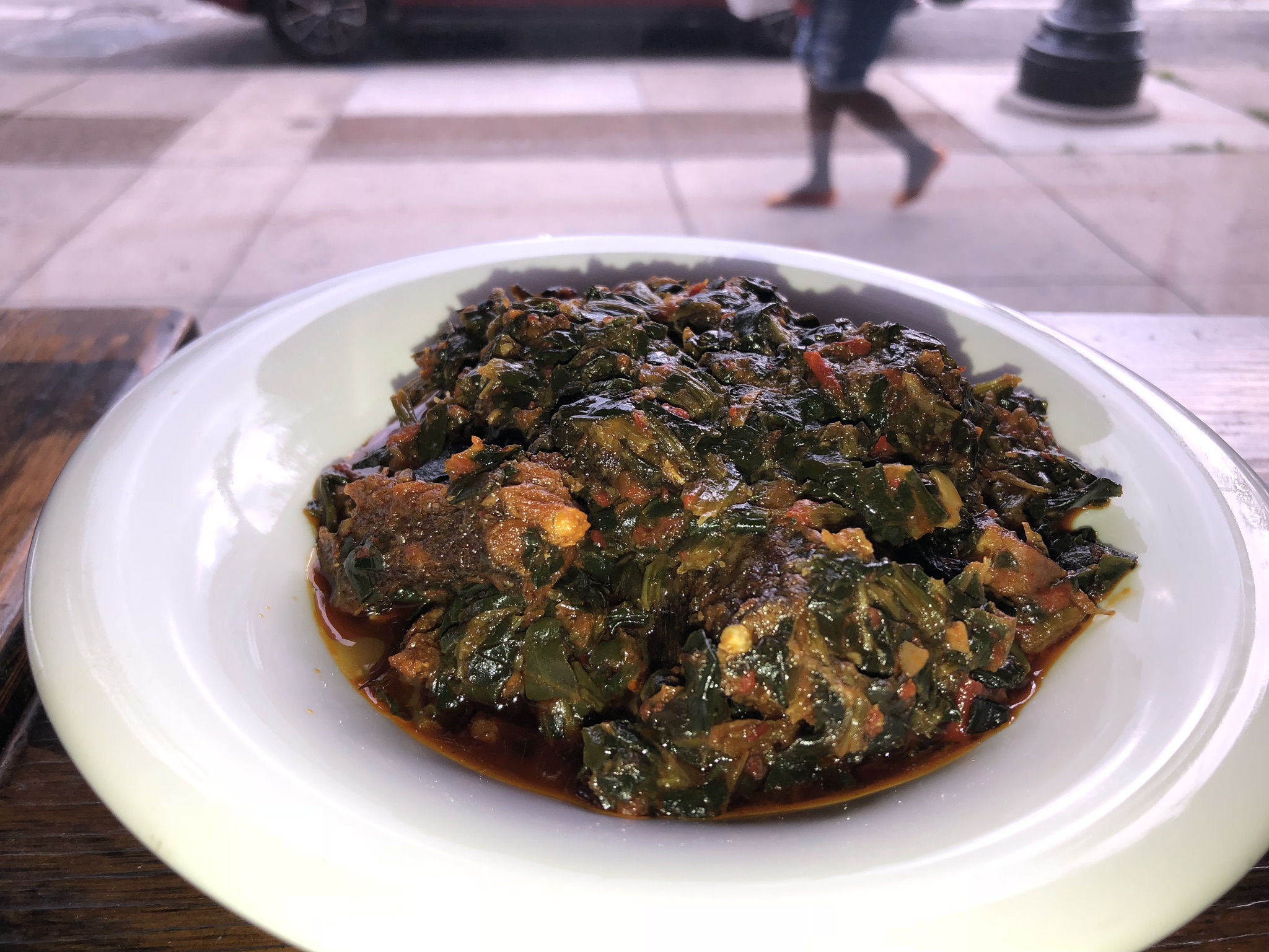 Order Efo Soup food online from Iyanze store, Chicago on bringmethat.com