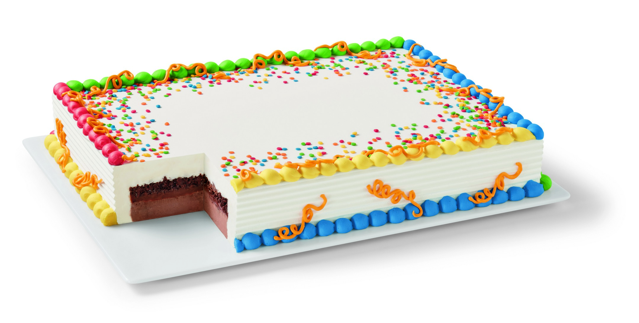 Order 10 x 14" Sheet Standard Celebration Cake Dairy Queen Cake food online from Dairy Queen store, Ballwin on bringmethat.com