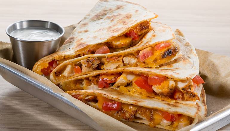 Order Blackened Chicken Quesadilla food online from Wing Zone store, Alexandria on bringmethat.com