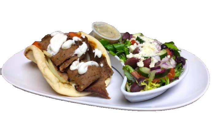 Order Gyro Pita food online from Olive Tree Cafe store, Bettendorf on bringmethat.com