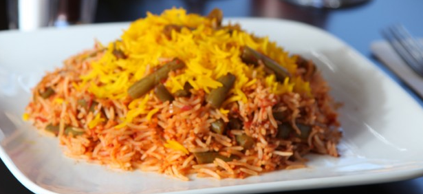 Order Lubia Polo food online from Darbari Persian Grill store, Costa Mesa on bringmethat.com