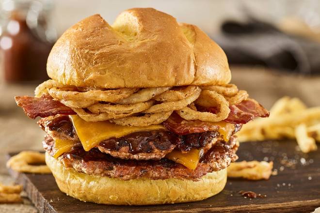 Order DOUBLE BBQ BACON CHEDDAR TURKEY BURGER food online from Smashburger store, Avondale on bringmethat.com