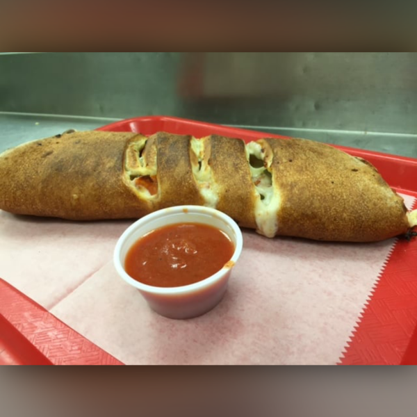 Order New York Sausage Stromboli food online from Ricky's New York Pizza store, Durham on bringmethat.com