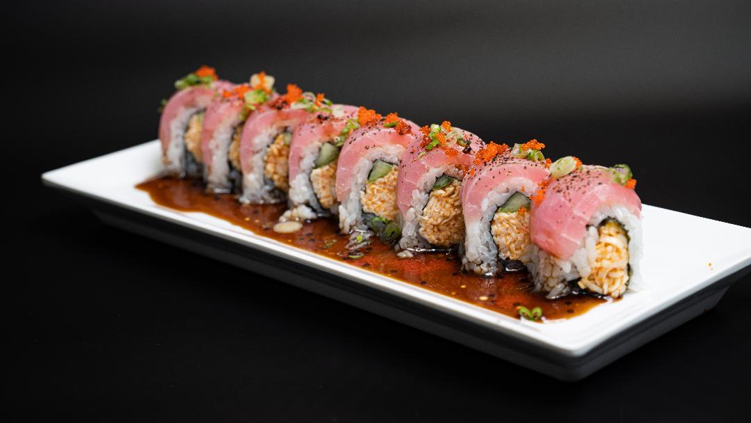 Order Rose Roll food online from Jin Sushi store, Downey on bringmethat.com