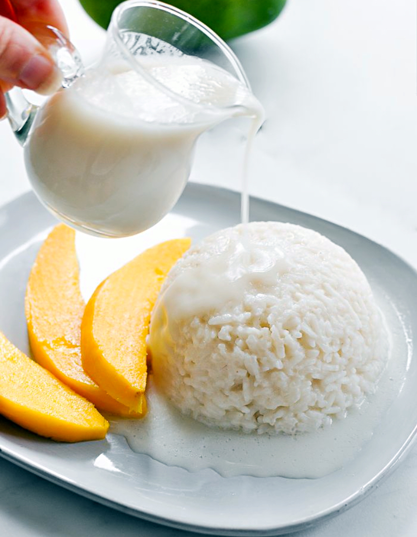 Order Mango Coconut Sticky Rice food online from High Thai store, Brooklyn on bringmethat.com