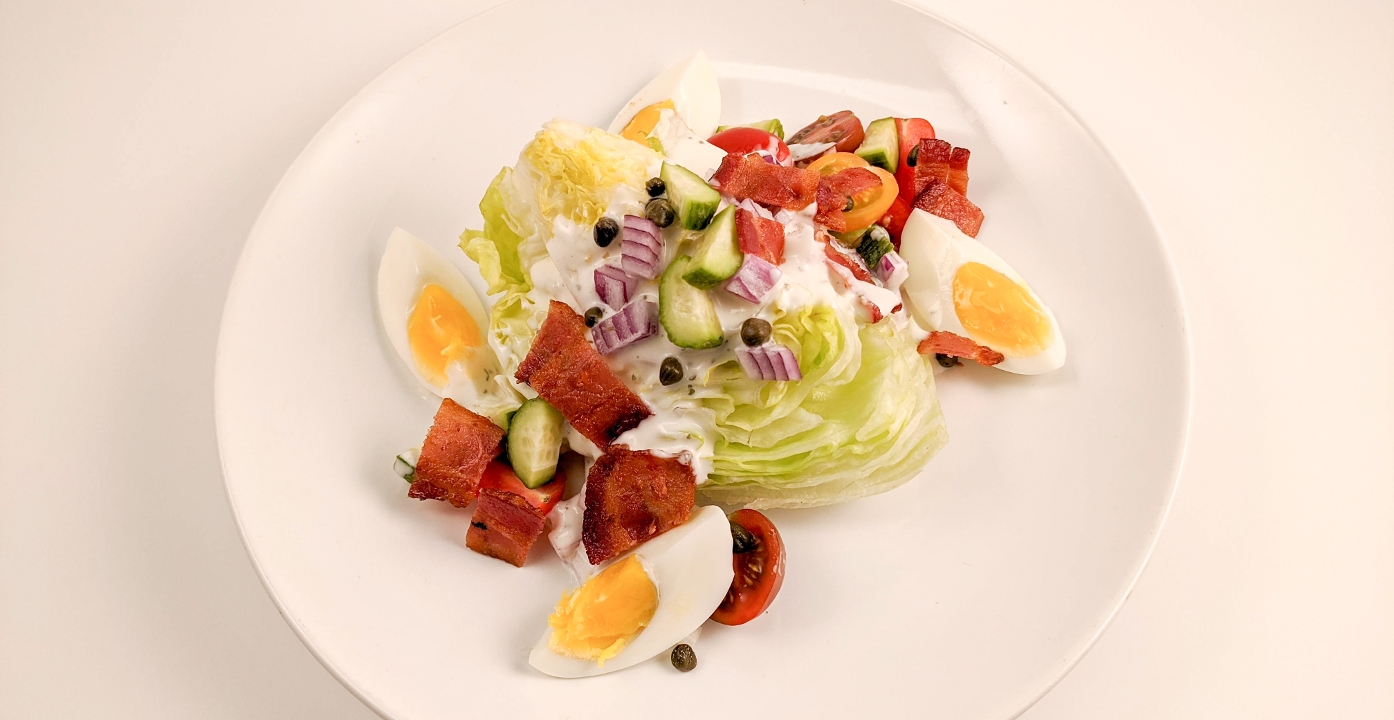 Order Wedge Salad food online from Click Virtual Food Hall store, Houston on bringmethat.com