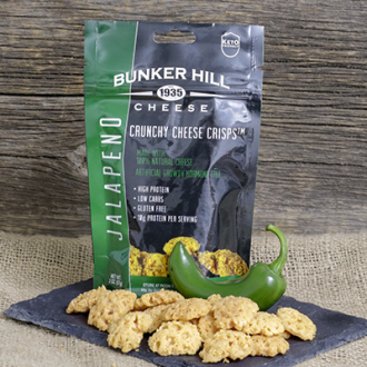 Order Kids Bunker Hill Jalapeno Crunchy Cheese Crisps food online from Beef Jerky Outlet store, Kodak on bringmethat.com