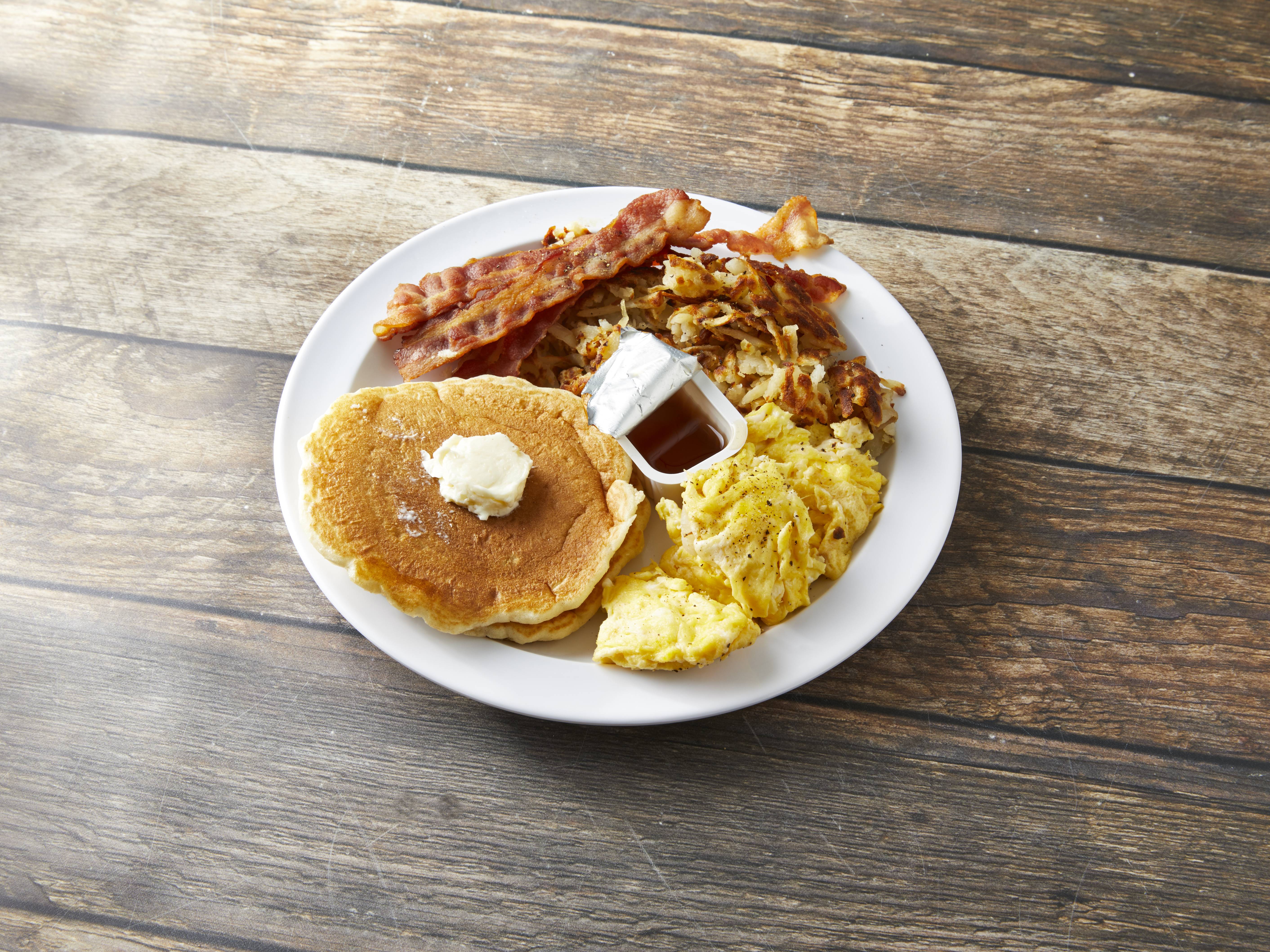 Order 2 Eggs Breakfast with Bacon food online from Northside Grill store, Chicago on bringmethat.com