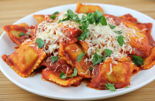 Order Ravioli with Meat Dinner food online from Tony's Italian Deli store, Tucson on bringmethat.com