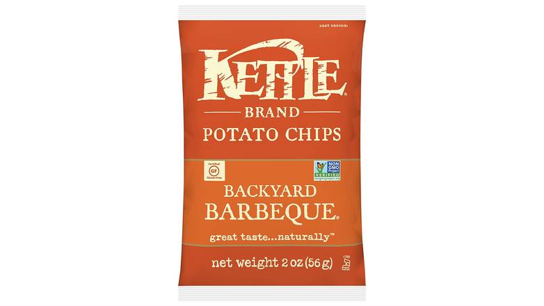 Order Kettle Brand Potato Chips Backyard Barbeque food online from Trumbull Mobil store, Trumbull on bringmethat.com