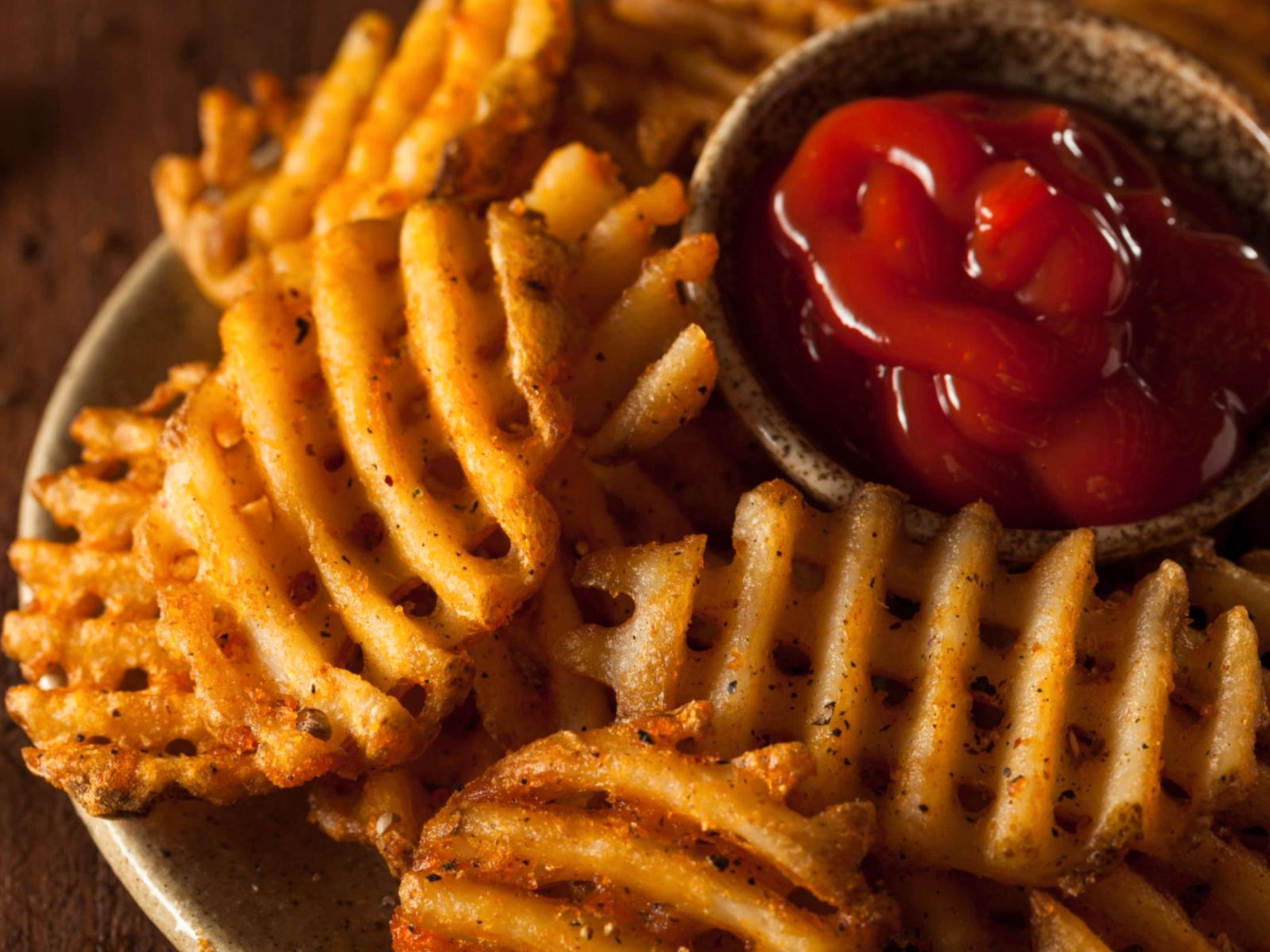 Order Seasoned Waffle Fries food online from Prolece Tea store, Chino Hills on bringmethat.com