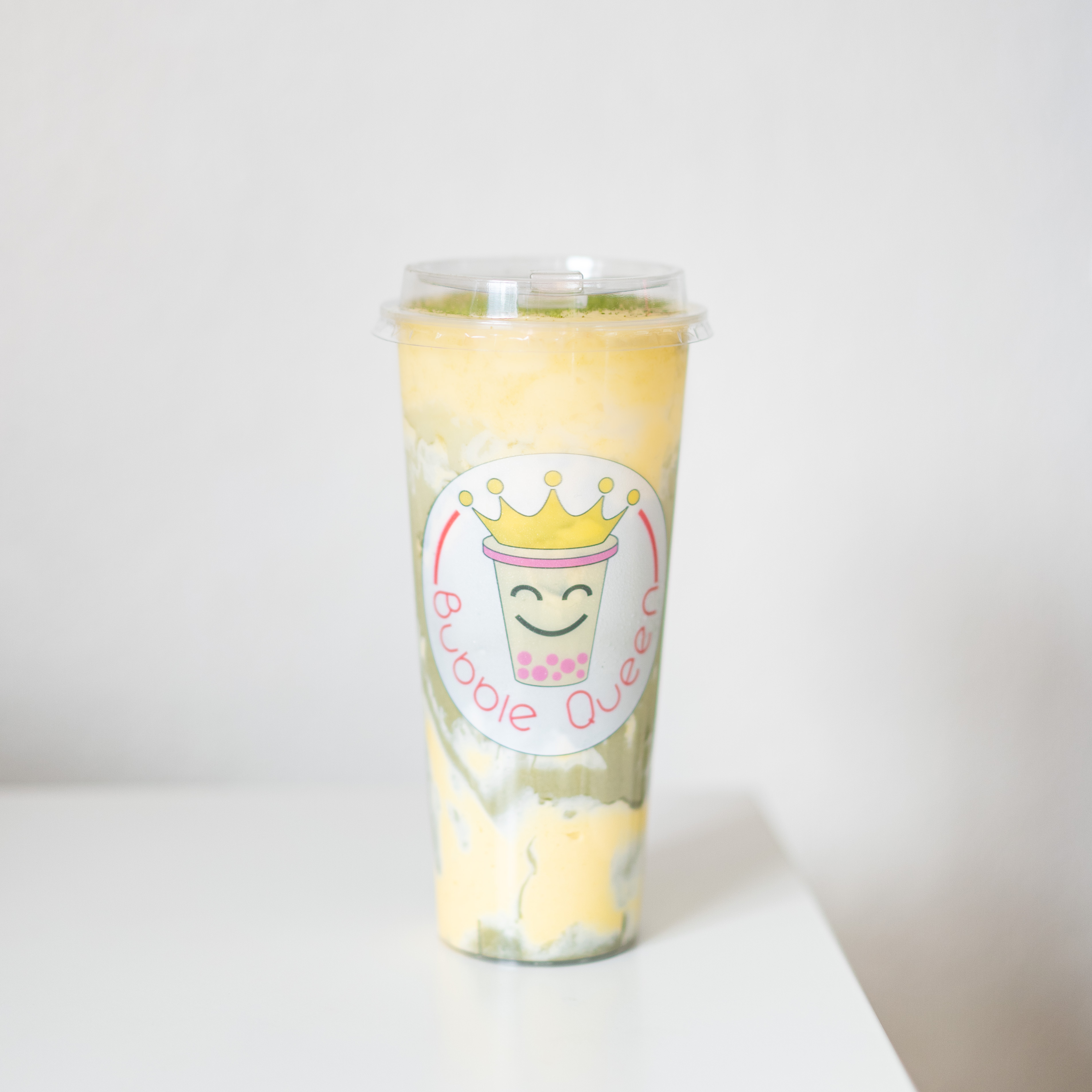 Order Puff Cream Matcha Latte food online from Bubble Queen store, San Francisco on bringmethat.com