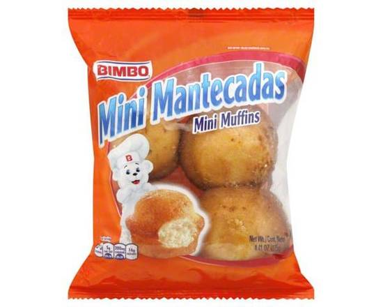 Order Bimbo Mini Mantecadas Muffins 4.41oz food online from Rocket store, Santa Barbara on bringmethat.com