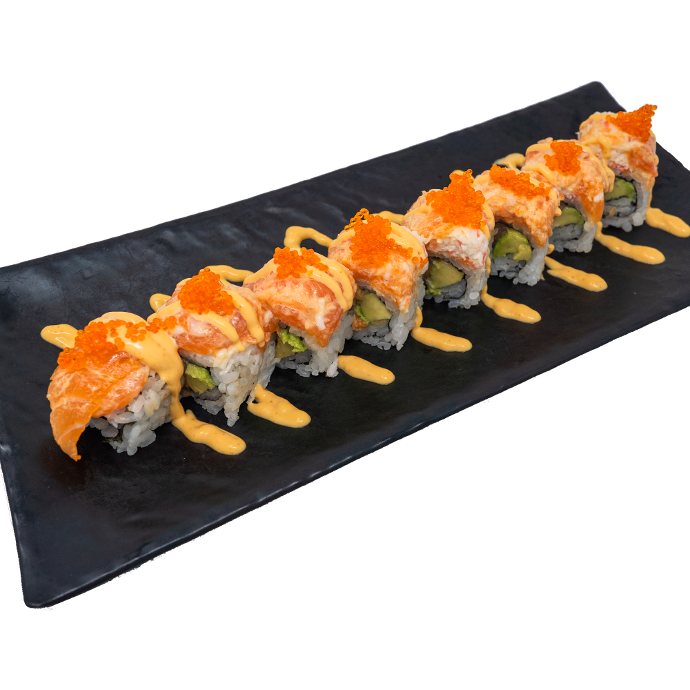 Order Double Spicy Salmon food online from Hikari Sushi & Bar store, San Francisco on bringmethat.com