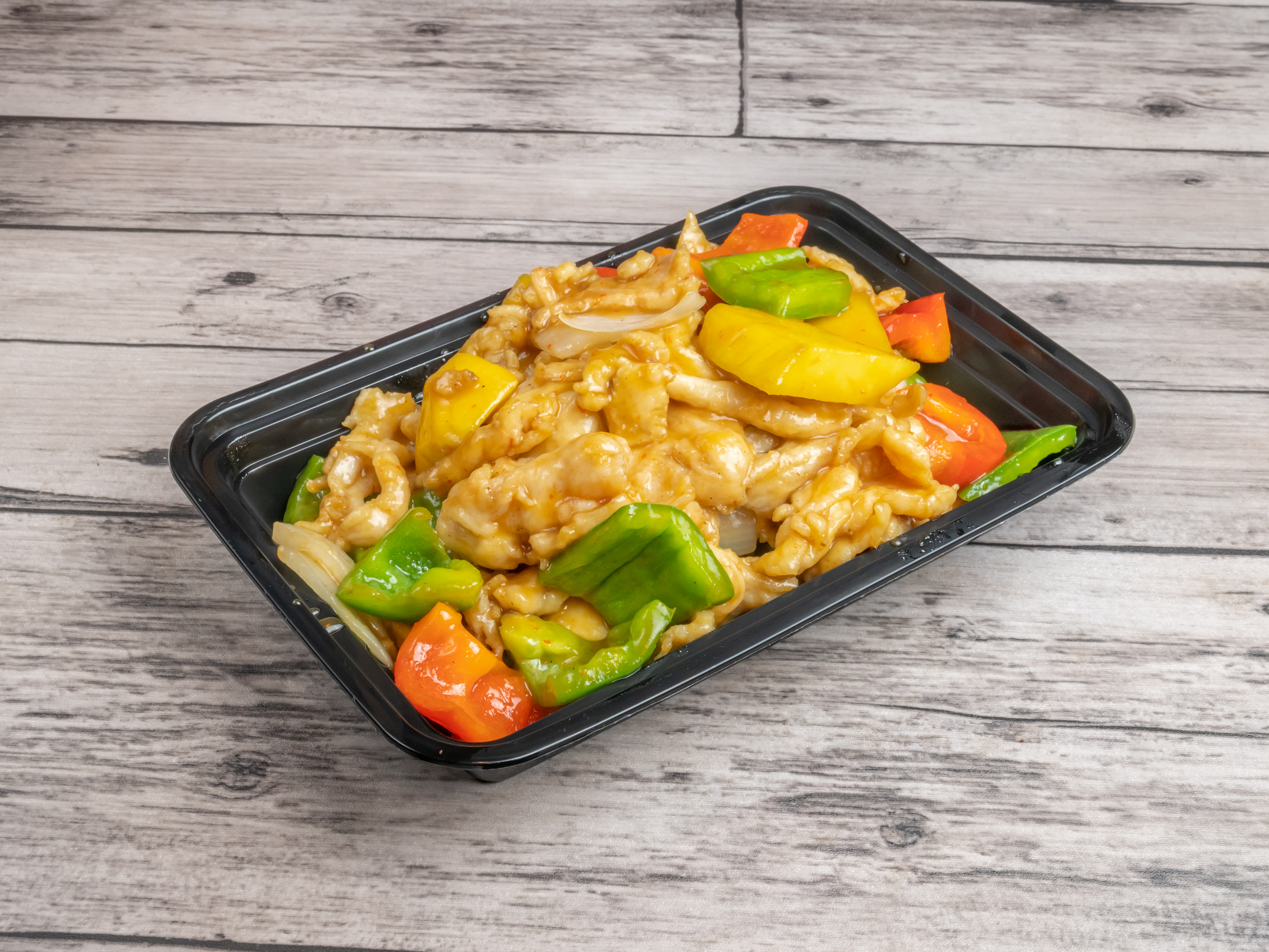 Order F14. Thai Mango Chicken food online from Fusion Wok store, Katy on bringmethat.com