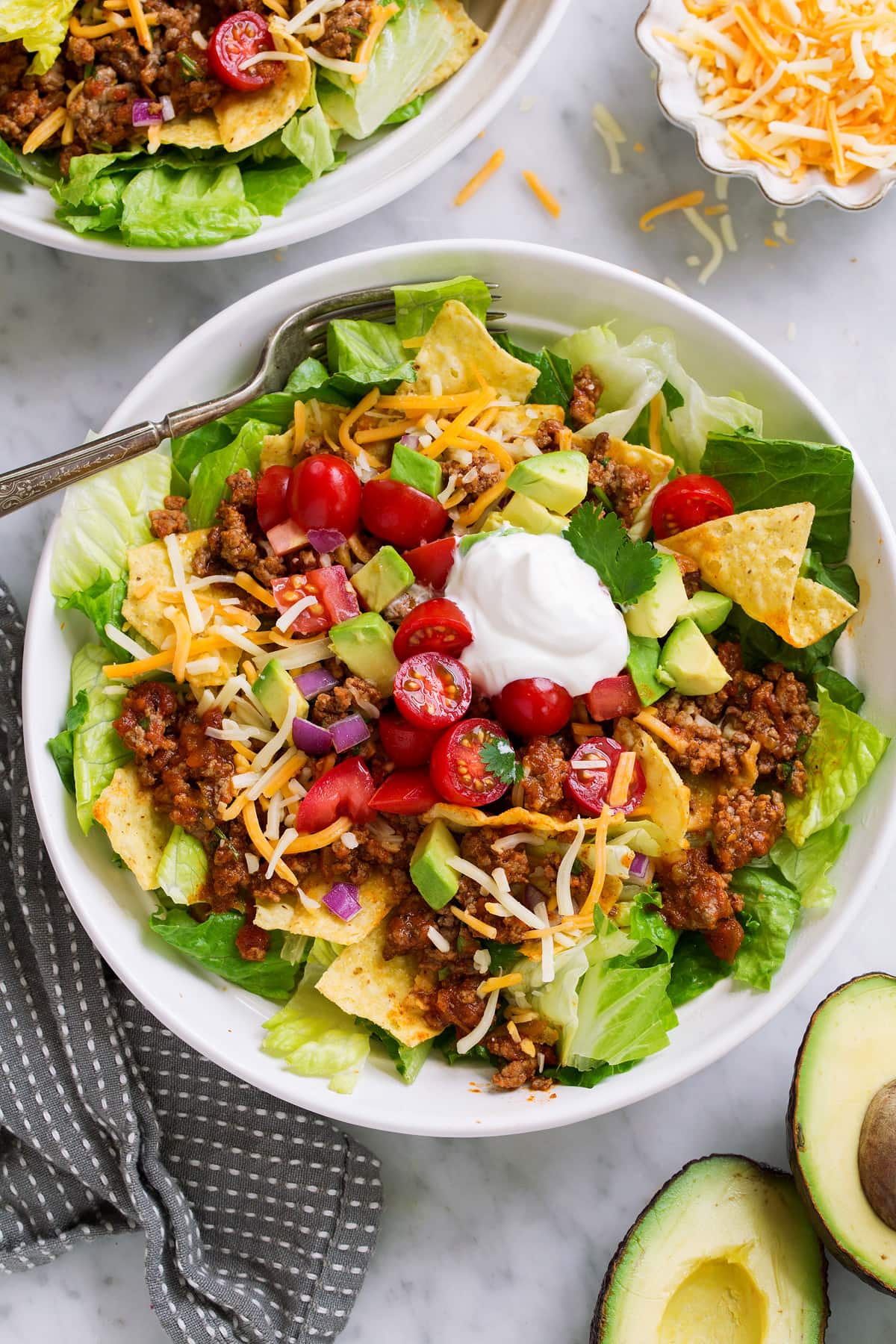 Order Beef Taco Salad food online from Don & Millie store, Omaha on bringmethat.com