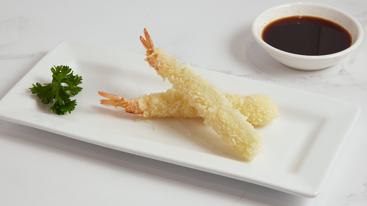 Order Shrimp Tempura Tapas food online from Yoki Japanese Restaurant store, Medford on bringmethat.com