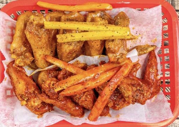 Order Wings (7 pcs) food online from Crumpy Hotwings store, Covington on bringmethat.com