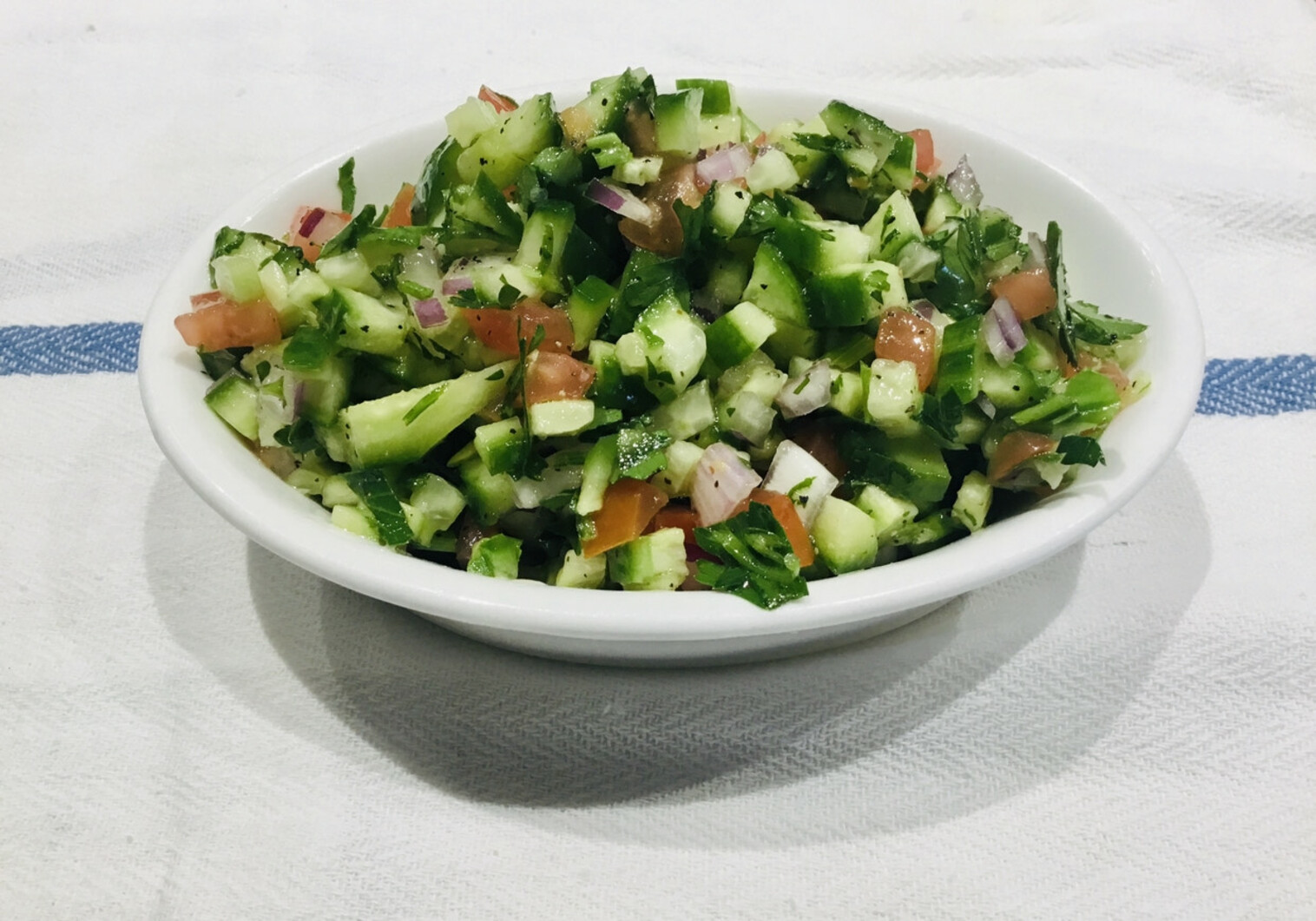 Order Israeli Salad food online from Hummus Market store, Brooklyn on bringmethat.com
