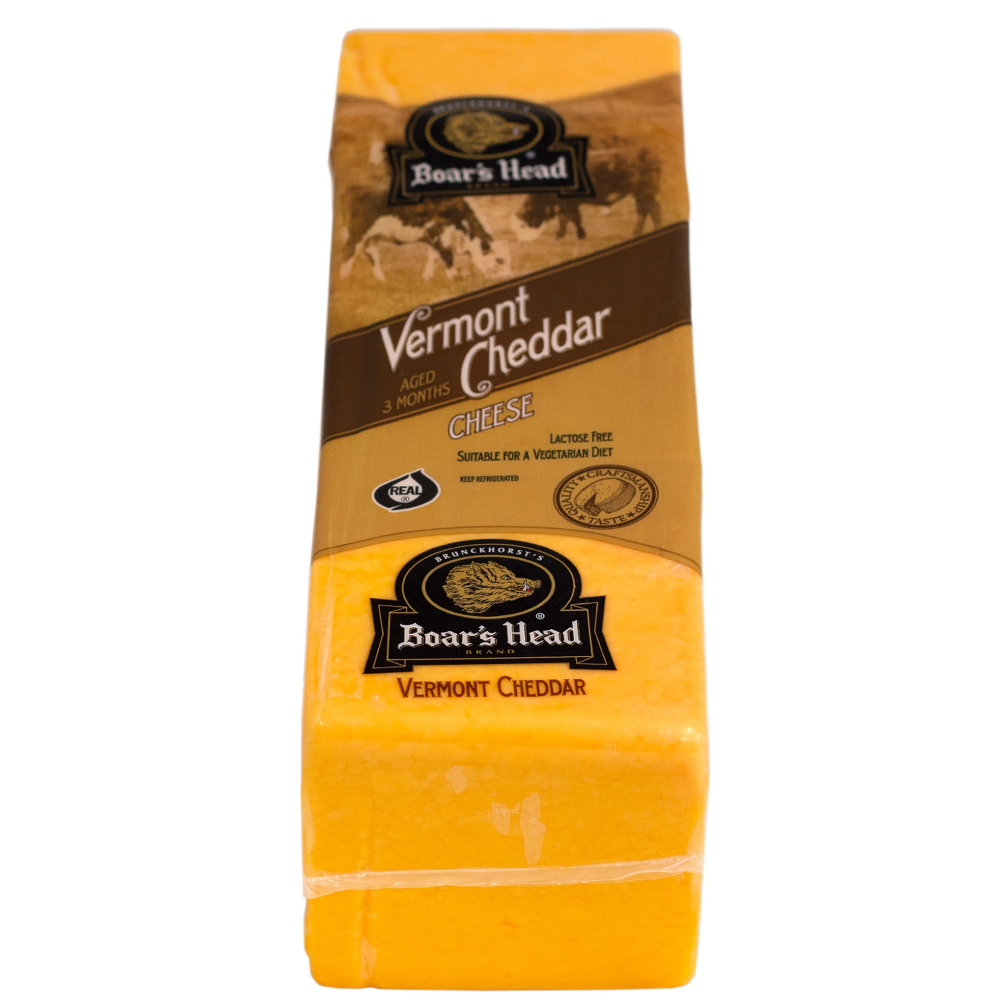 Order Boar's Head Sharp Vermont Cheddar Cheese food online from Greenwood Lake Bagels store, Greenwood Lake on bringmethat.com