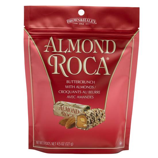 Order Brown & Haley Almond Roca Chocolate Candy Buttercrunch with Almonds (4.5 oz) food online from Rite Aid store, Yamhill County on bringmethat.com