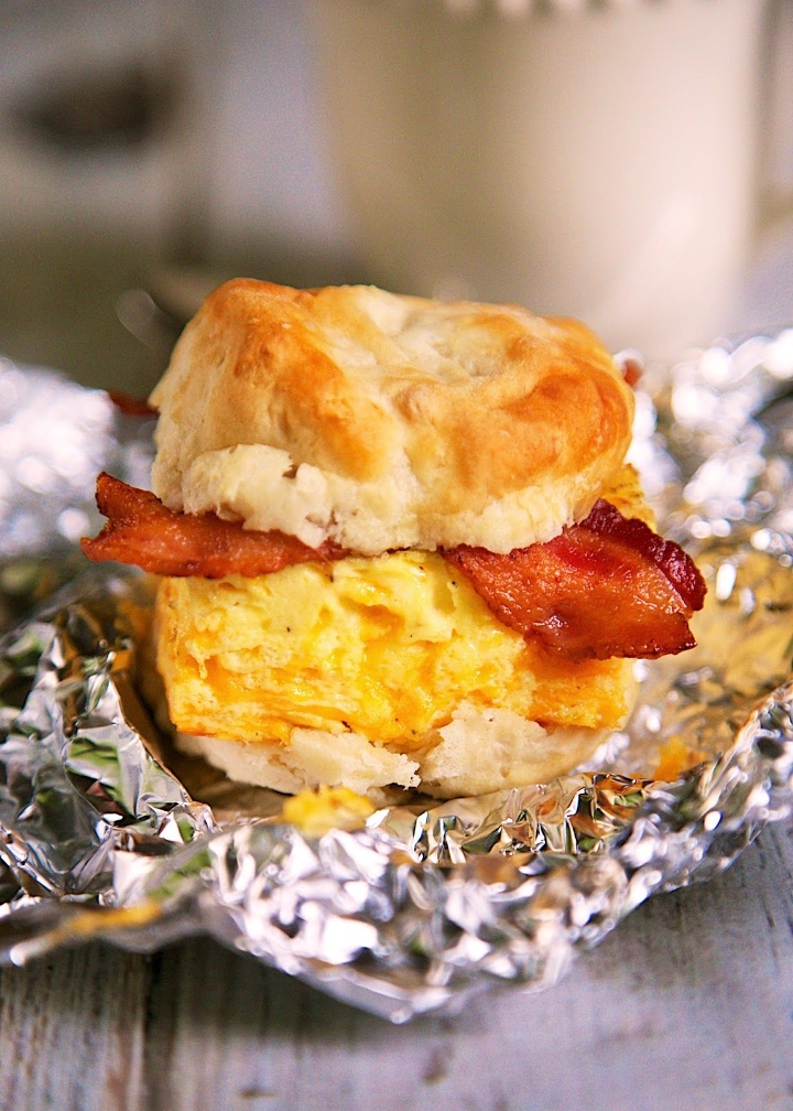 Order Breakfast Biscuit food online from A Walk In The Park Café store, Akron on bringmethat.com