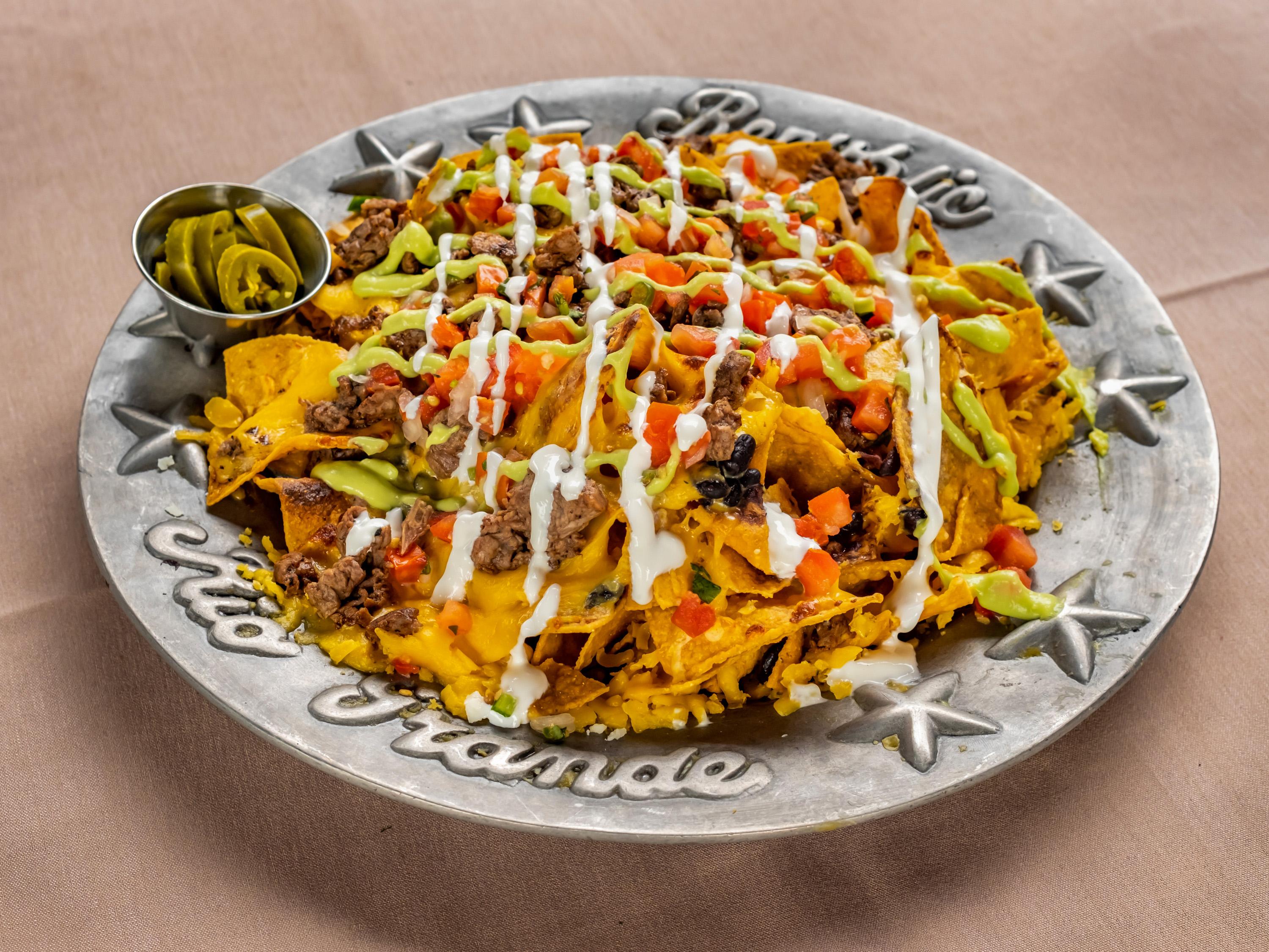 Order Beef Nachos food online from The Republic Of The Rio Grande store, Mcallen on bringmethat.com