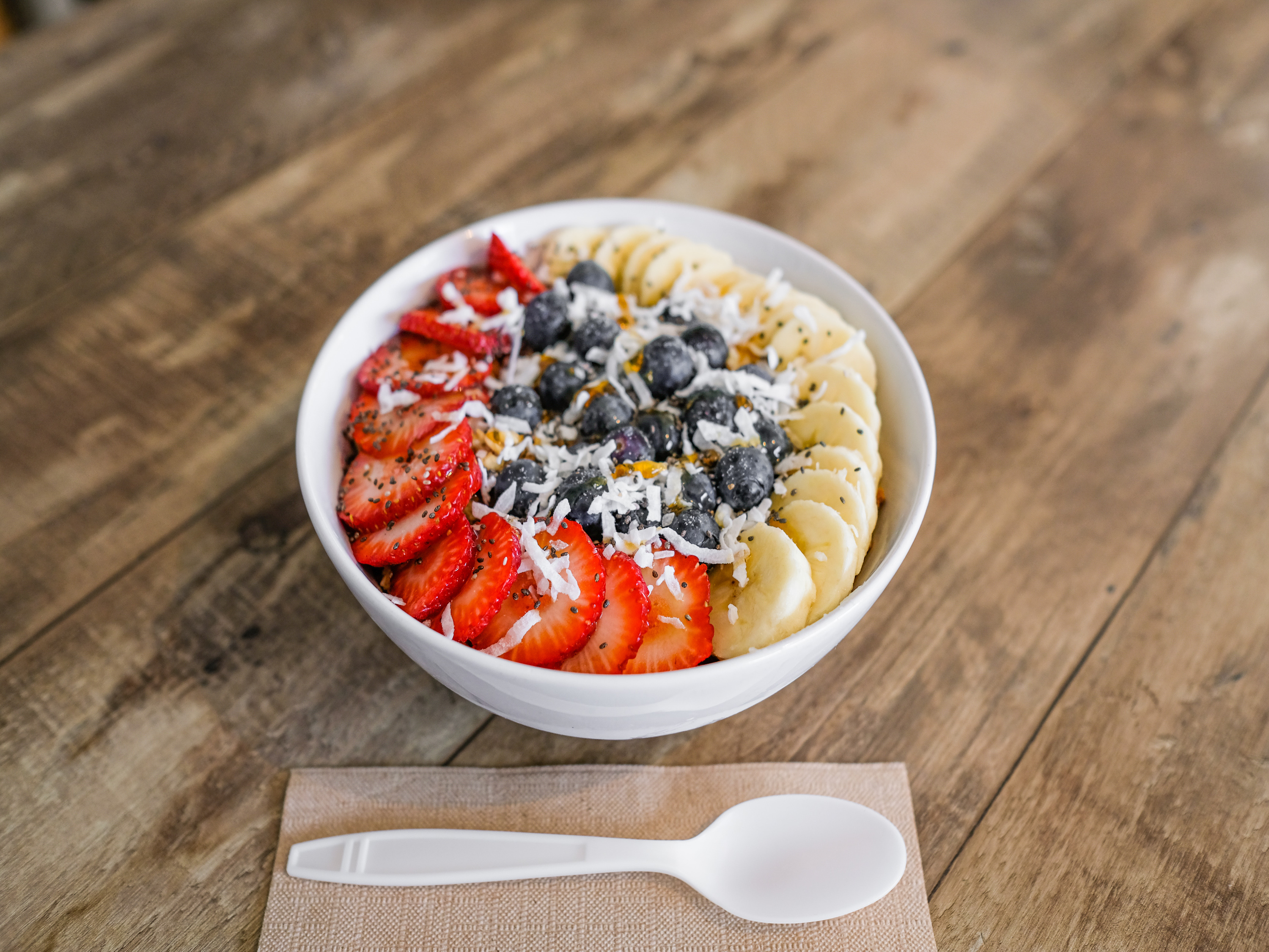 Order Build Your Own Acai Bowl food online from Ocean Cafe store, San Diego on bringmethat.com